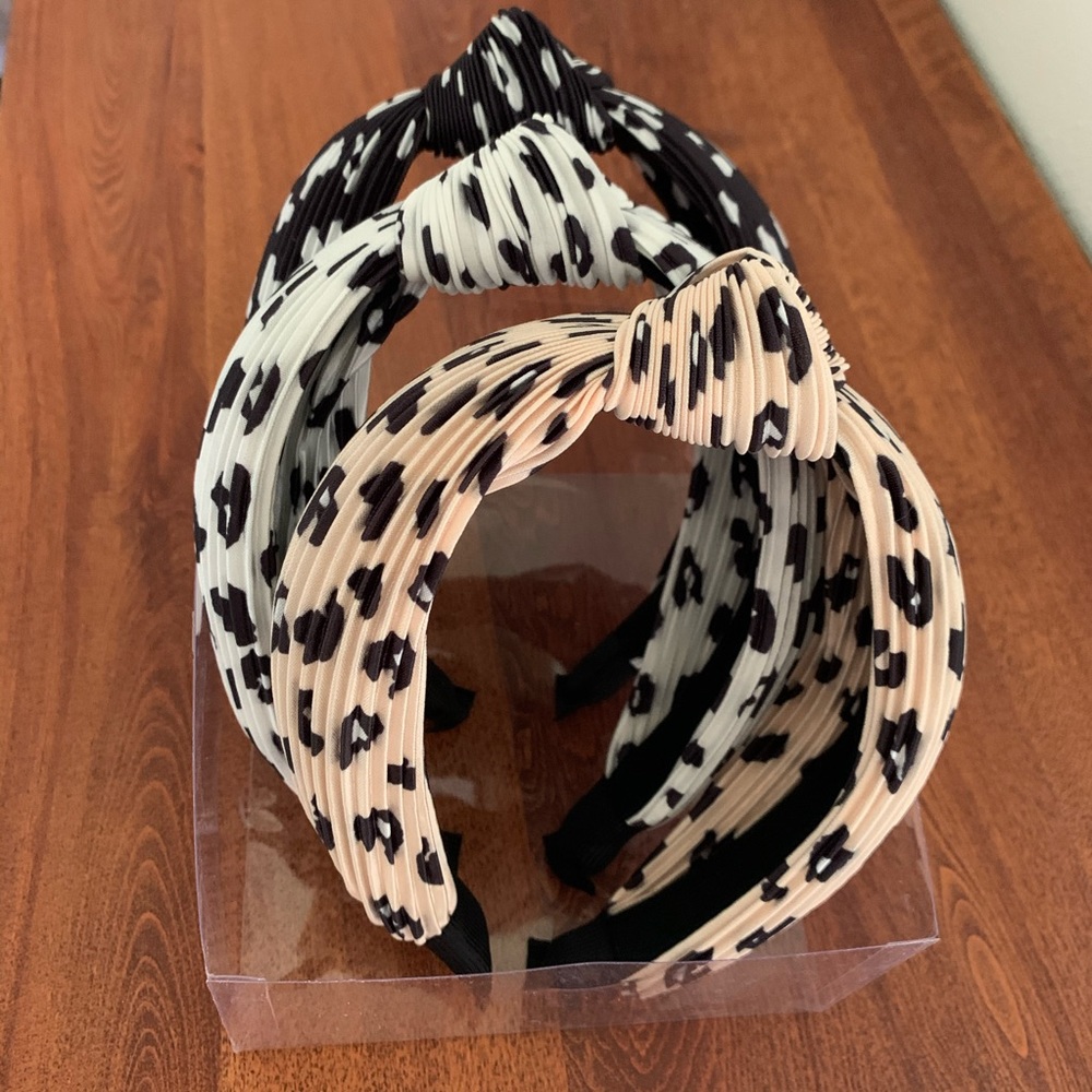Cheetah Print Knotted Headband